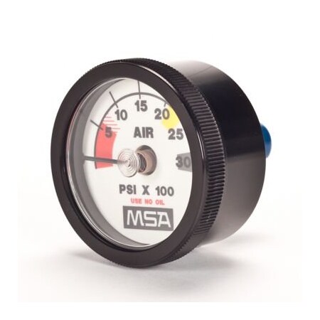 Msa Safety Pressure Gauge, 2216/3000 Psi 95278